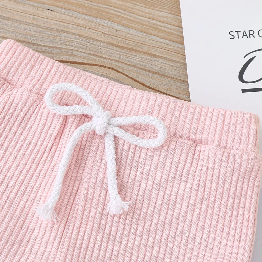 2pcs Baby Boy/Girl 95% Cotton Ribbed Short-sleeve Button Up Top and Shorts Set