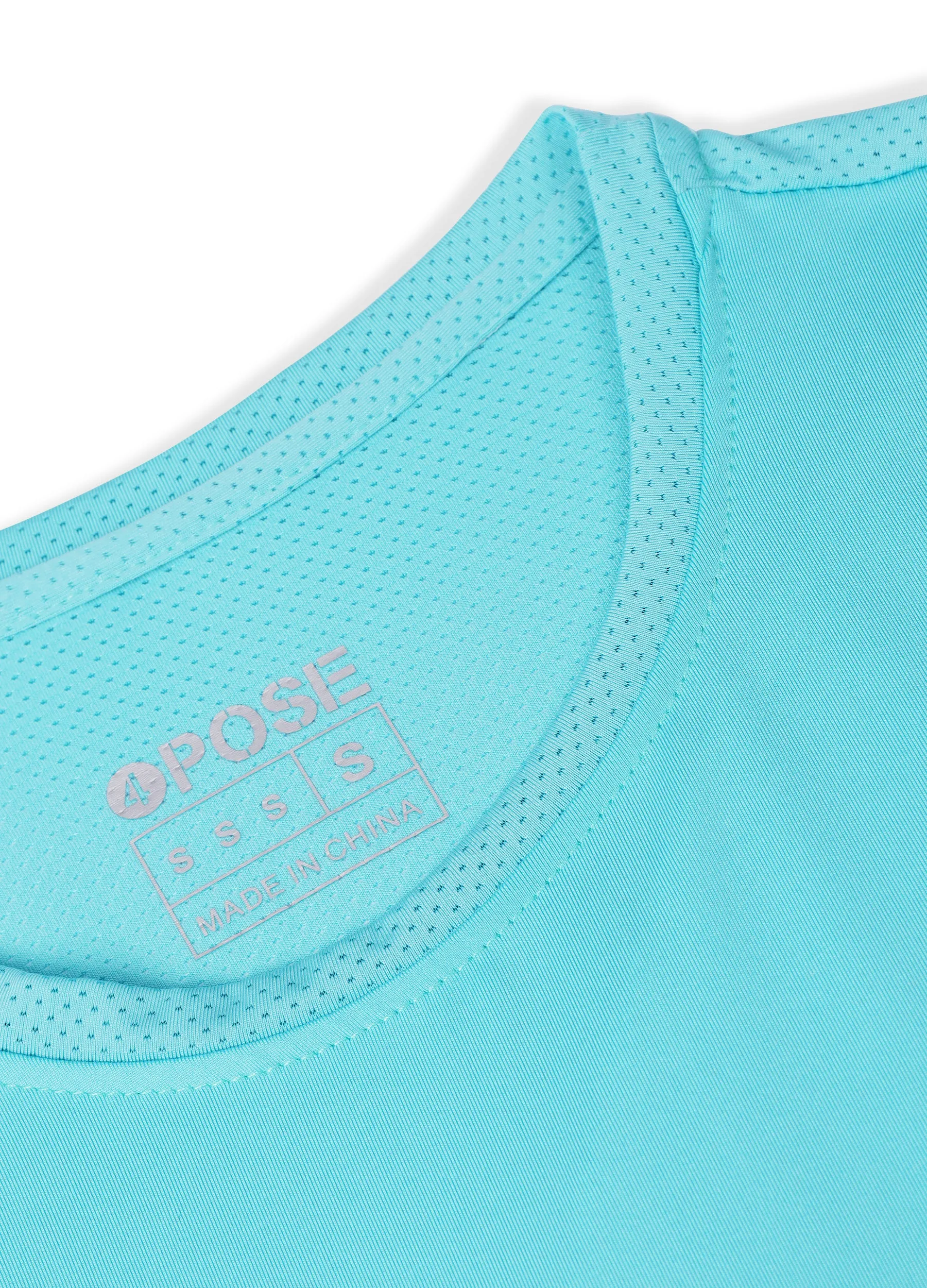 4POSE Women's Summer Round Neck Quick Dry Stretch Sport Tee