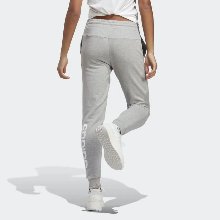 ADIDAS ESSENTIALS LINEAR FRENCH TERRY CUFFED JOGGERS - IC8816
