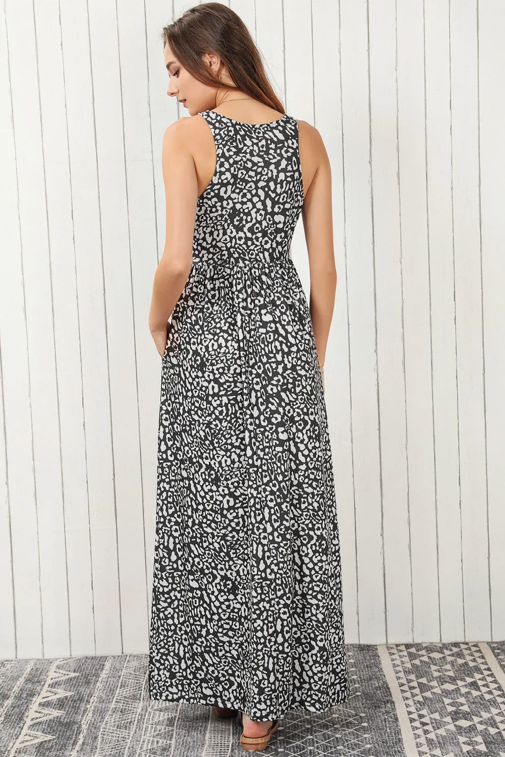 Animal Print Maxi Dress