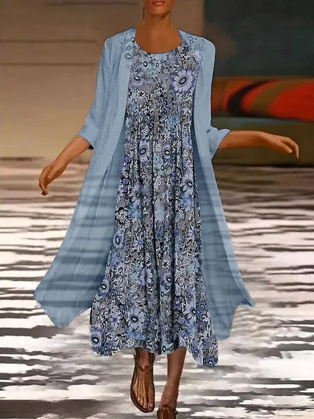 Animal Print Maxi Dress