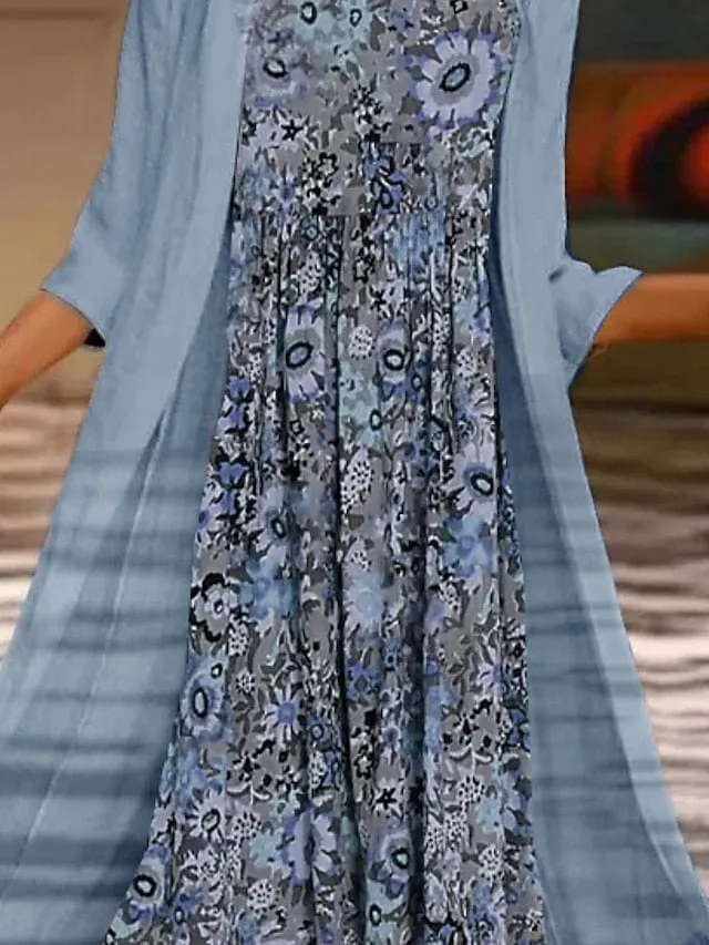 Animal Print Maxi Dress