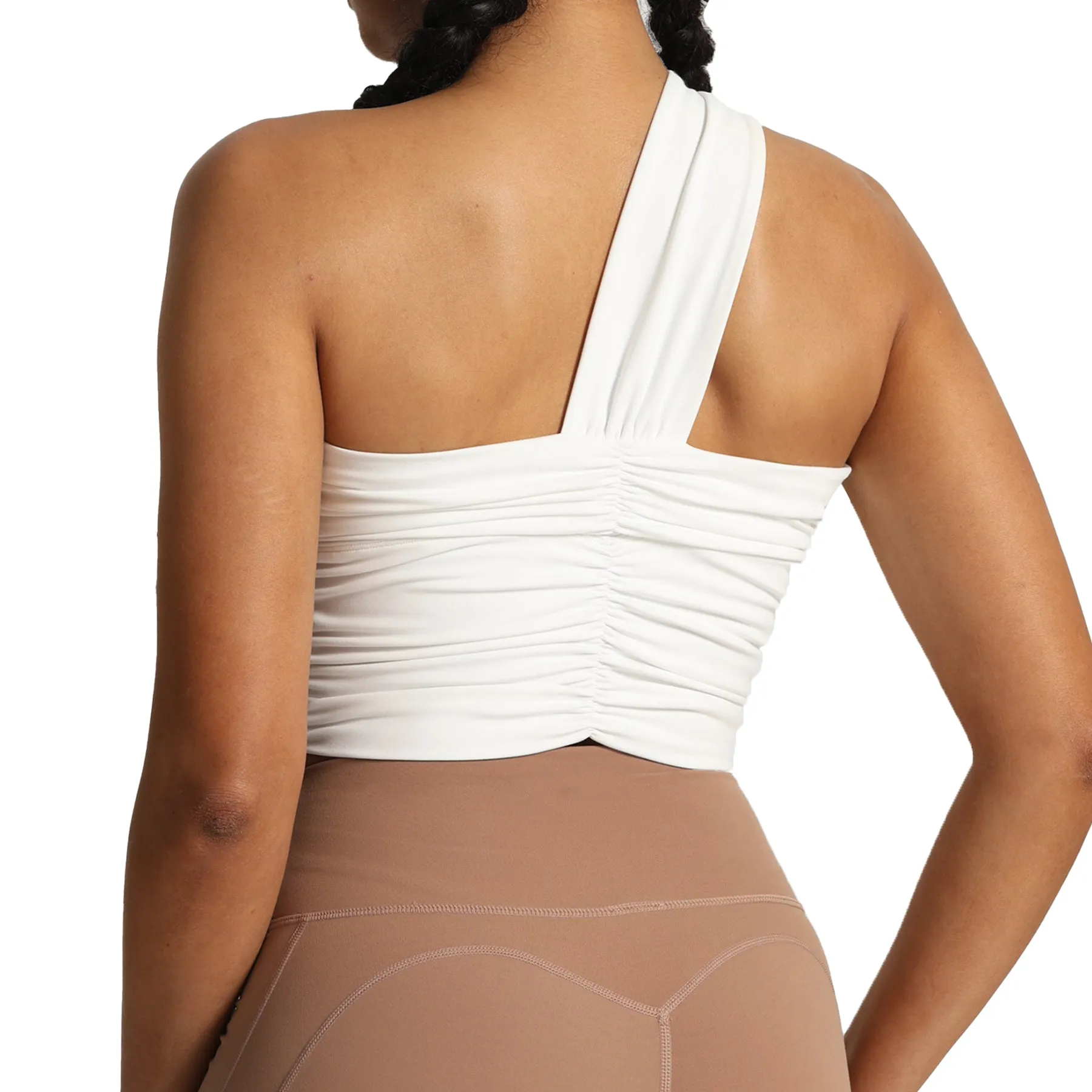 Aoxjox Chrishell One Shoulder Ruched Top