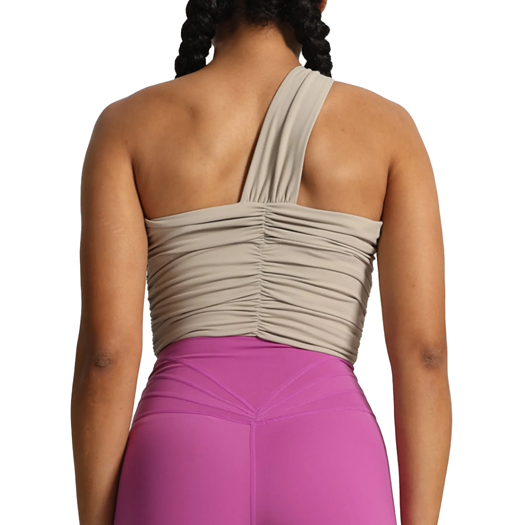 Aoxjox Chrishell One Shoulder Ruched Top