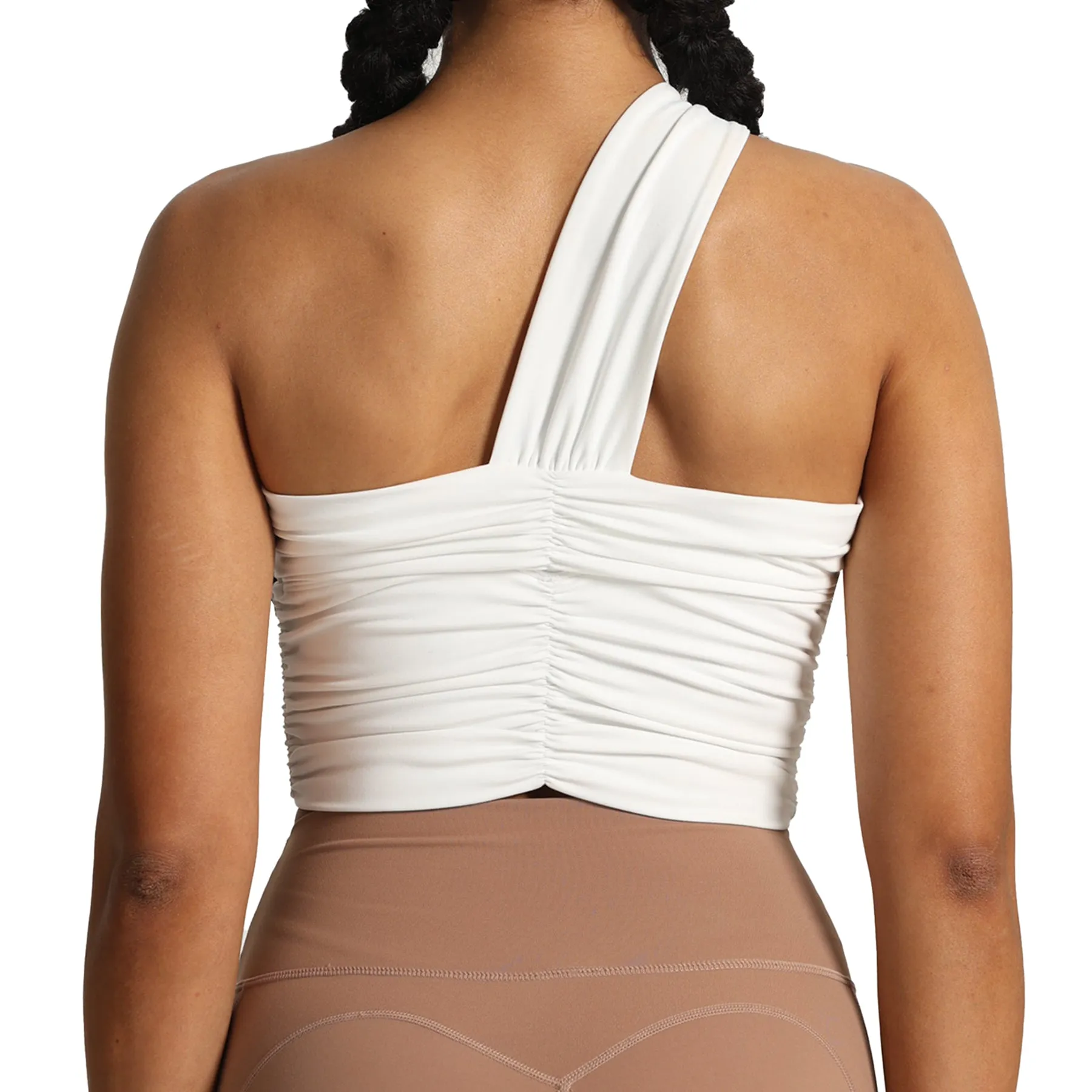 Aoxjox Chrishell One Shoulder Ruched Top