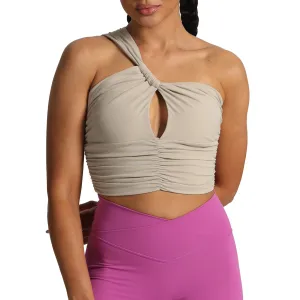 Aoxjox Chrishell One Shoulder Ruched Top
