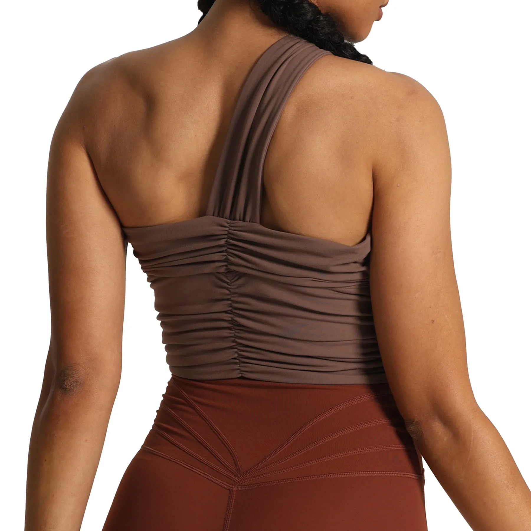 Aoxjox Chrishell One Shoulder Ruched Top