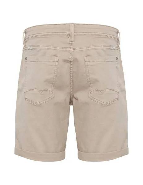 Blend Twister Denim Shorts - Taupe