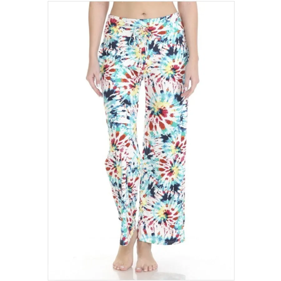 Buttery Soft Lounge / Pyjama Pants - Nautical Tie Dye