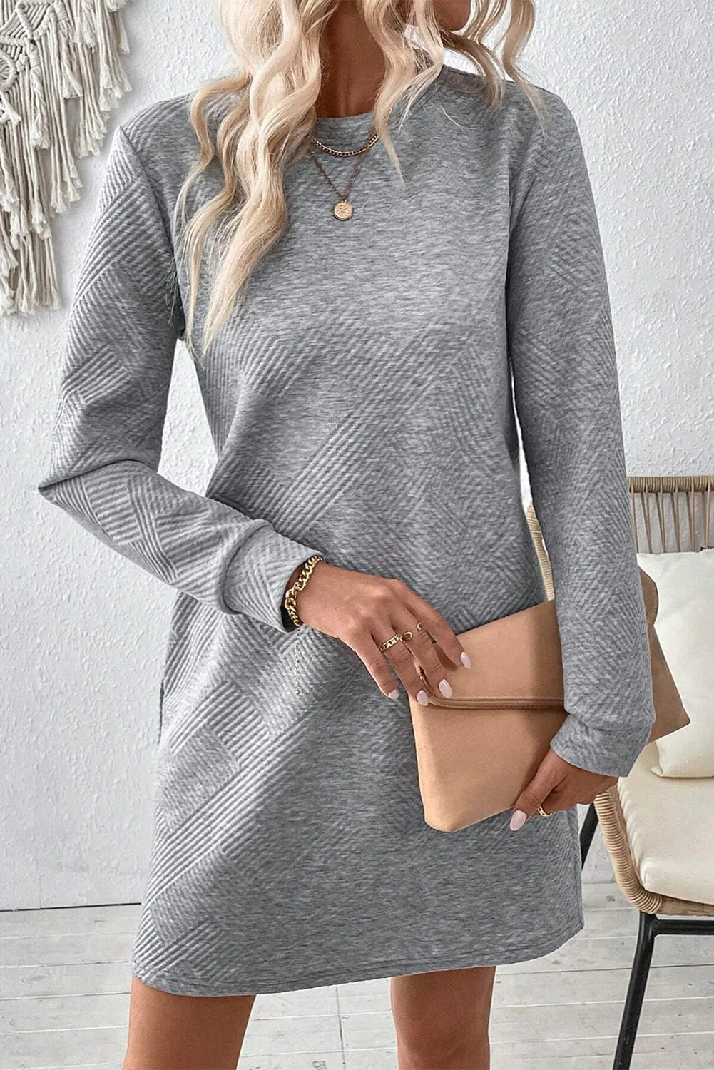 Casual Dress Cotton Linen Dress Shift Dress Midi Dress Cotton Blend Fashion Modern Outdoor Daily Cowl Neck Print Short Sleeve Summer Spring  Regular Fit Gray Polka Dot S M L XL 2XL for Women