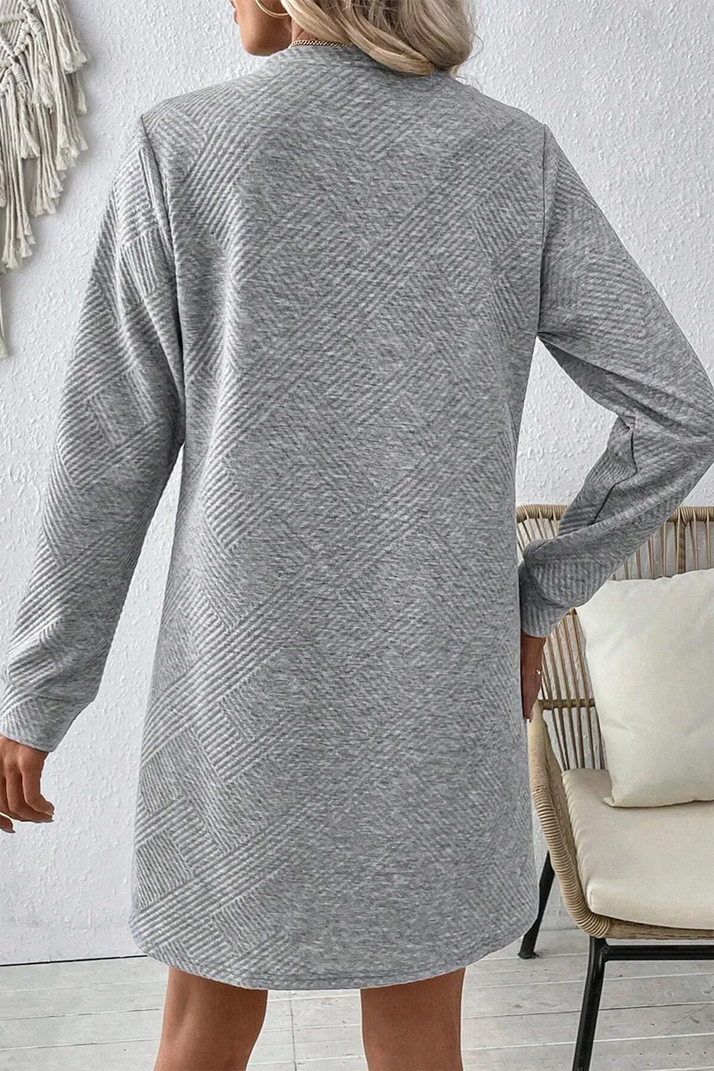 Casual Dress Cotton Linen Dress Shift Dress Midi Dress Cotton Blend Fashion Modern Outdoor Daily Cowl Neck Print Short Sleeve Summer Spring  Regular Fit Gray Polka Dot S M L XL 2XL for Women