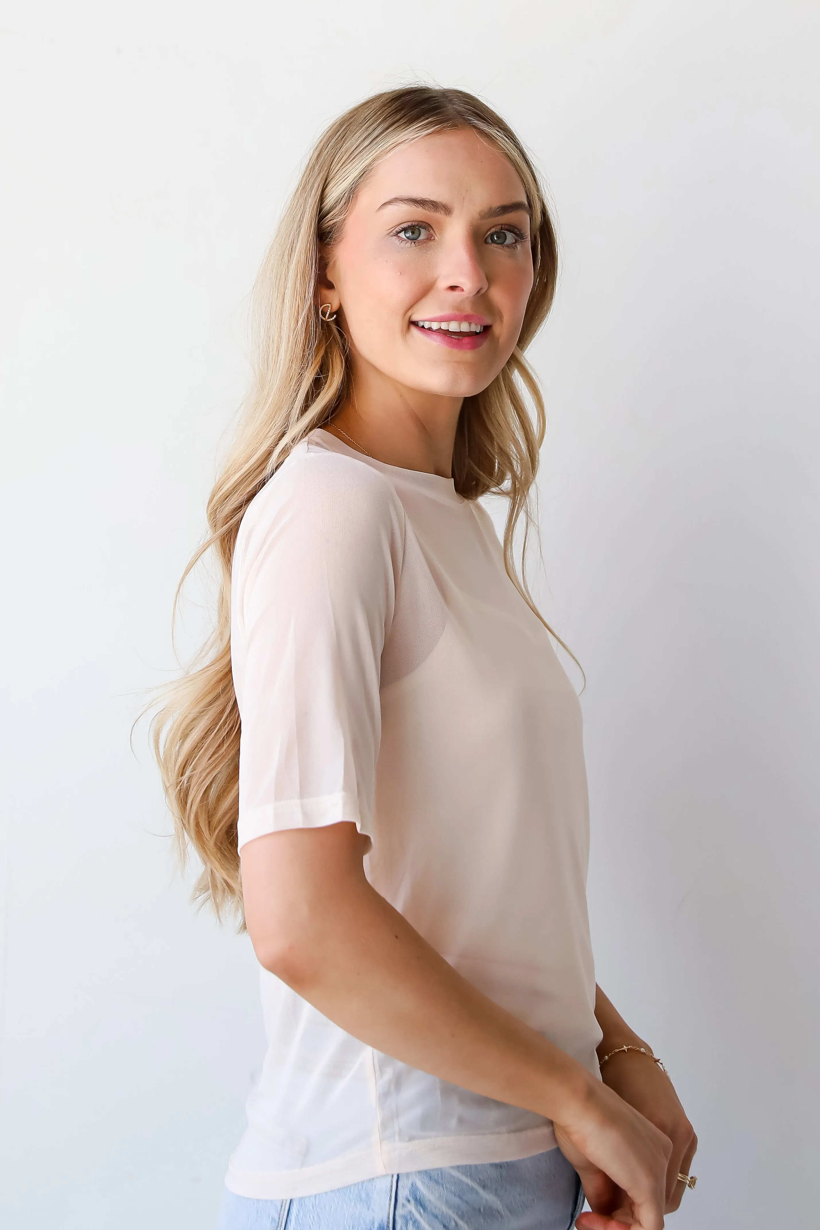 FINAL SALE - Have You Crushin' Mesh Top