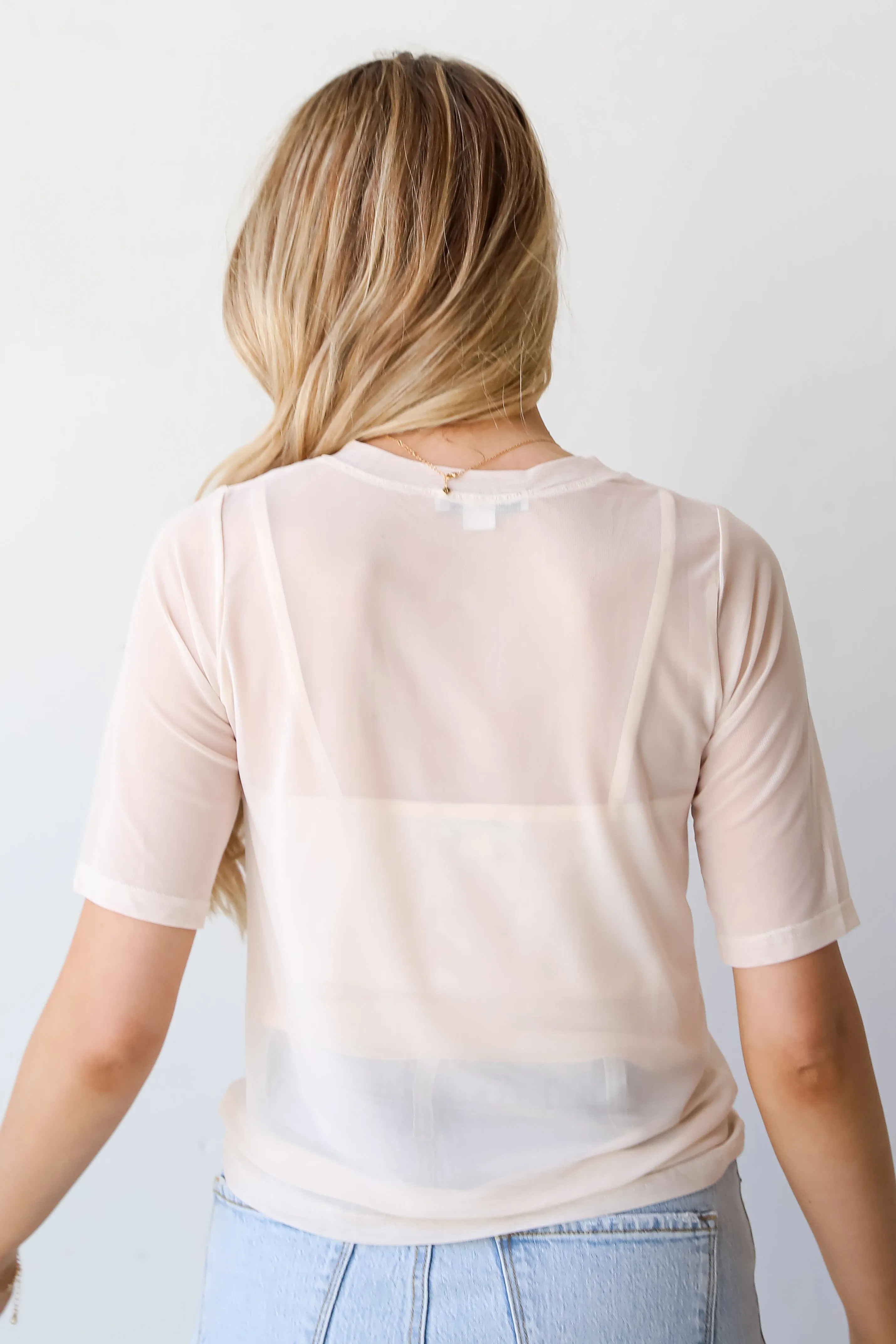 FINAL SALE - Have You Crushin' Mesh Top
