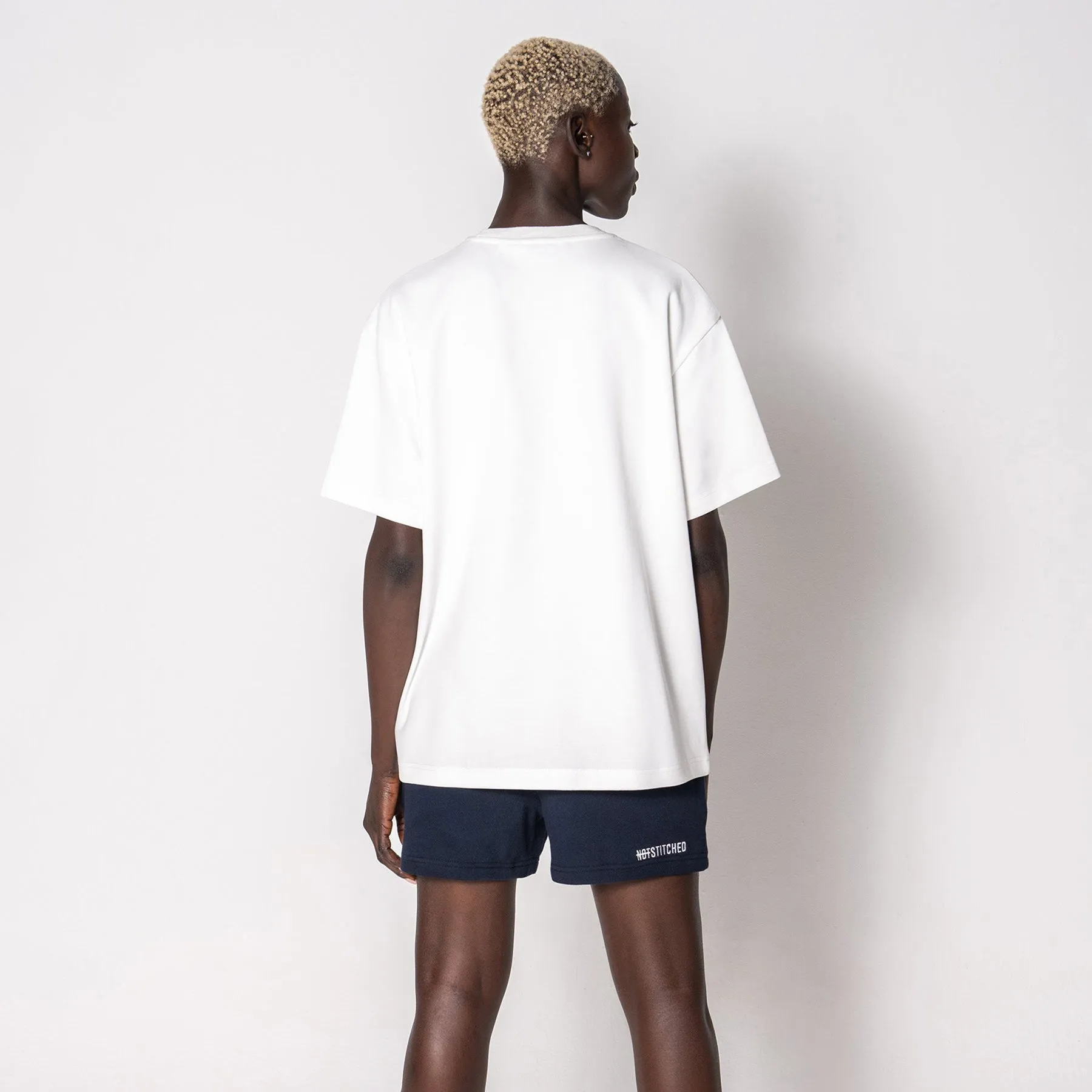 French Terry Cotton Shorts
