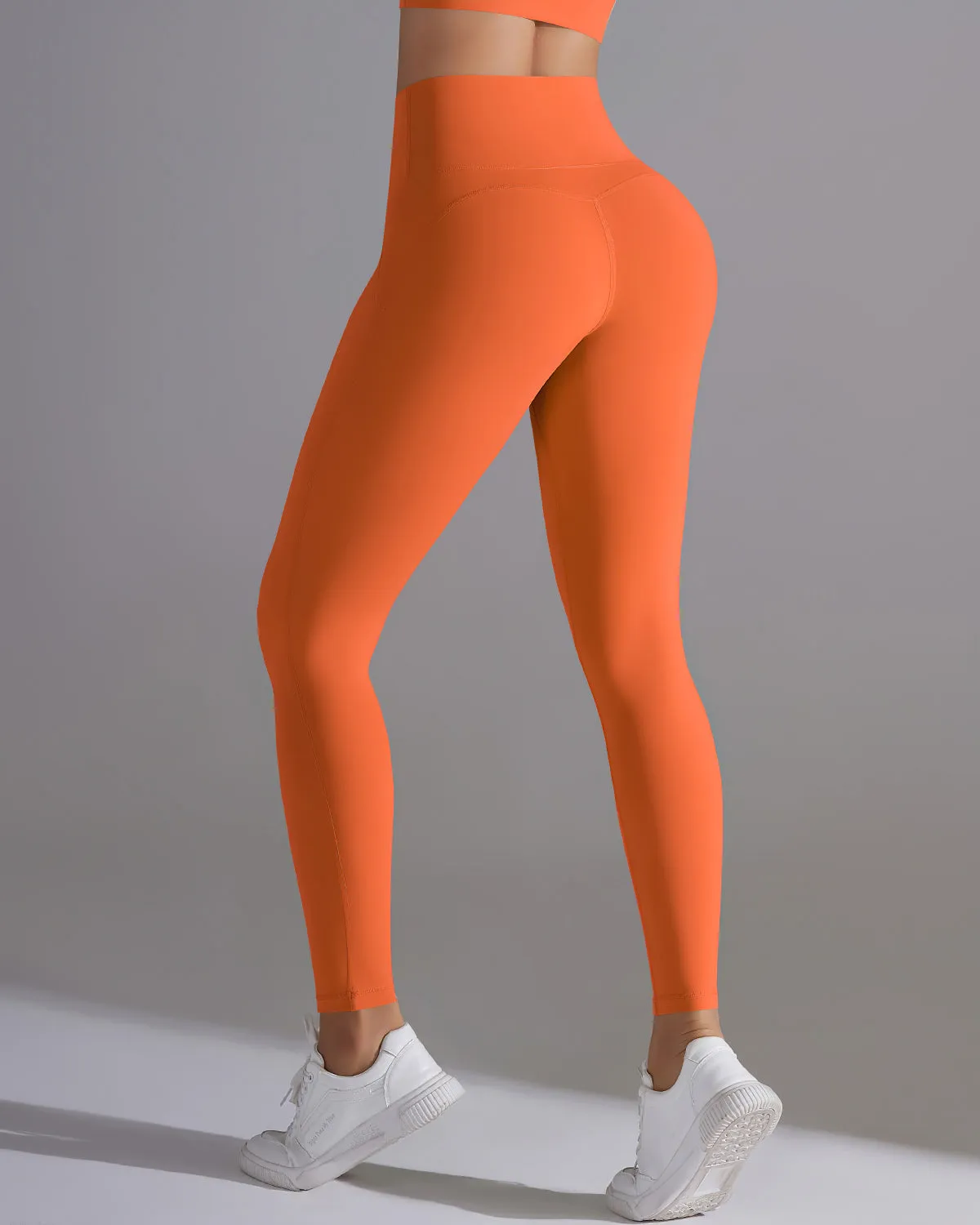 Giselle Seamless Leggings - Orange