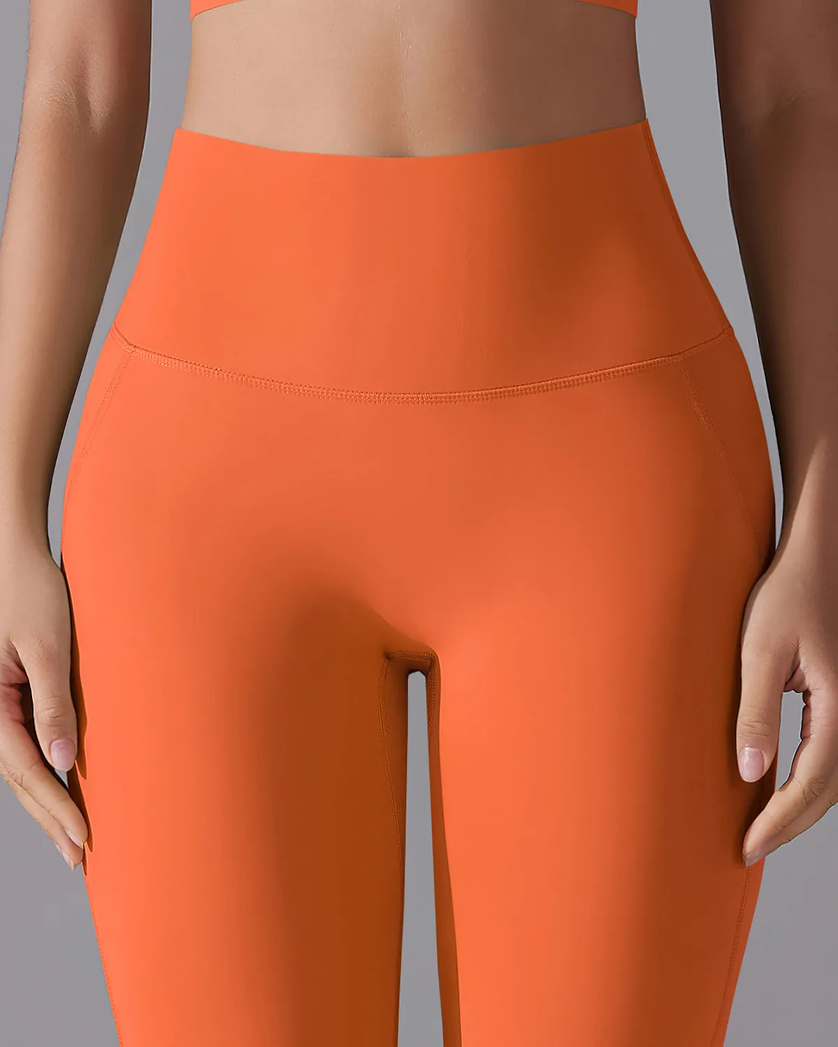 Giselle Seamless Leggings - Orange