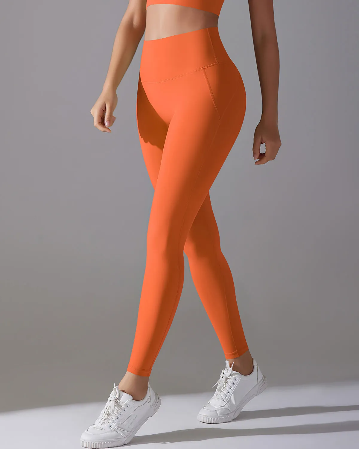 Giselle Seamless Leggings - Orange