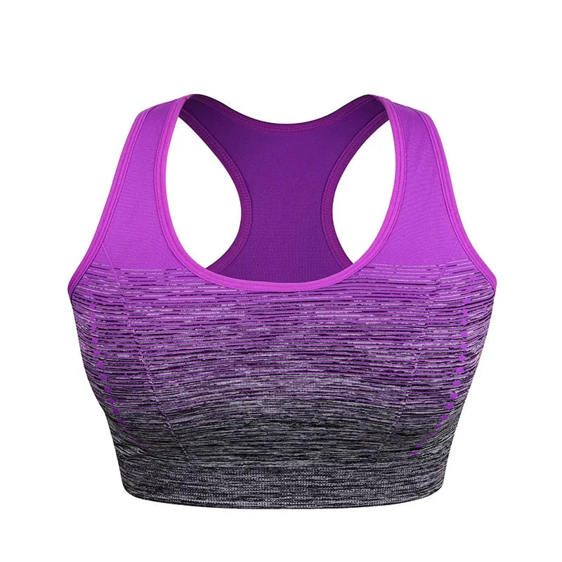 Gradient High Stretch Sports Bra for Women Quick Dry