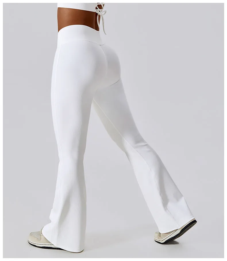 High waist criss cross leggings