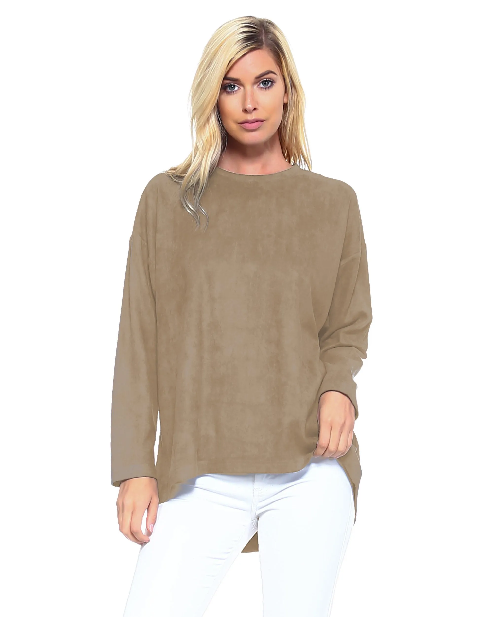 JOH Adi Oversized Crew Neck Khaki