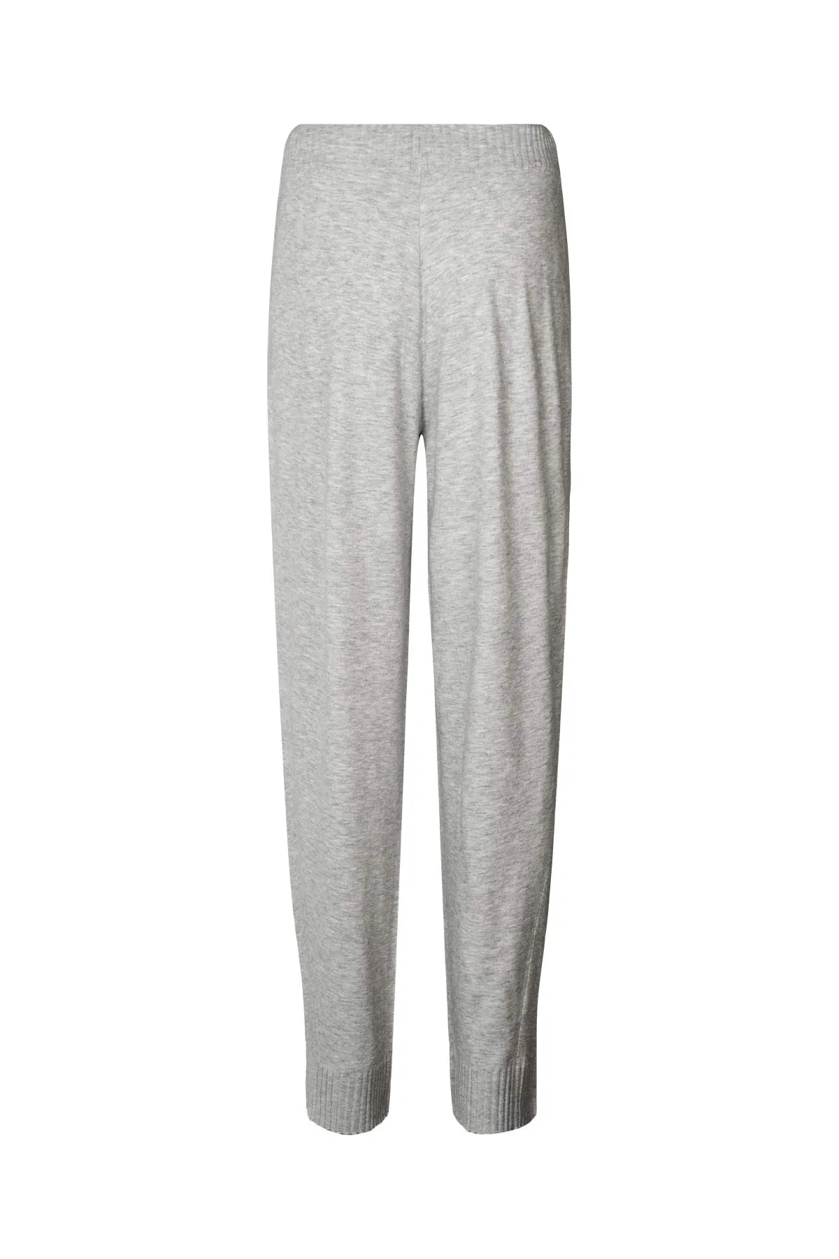 Jorun - Knit lounge pants I Grey melange
