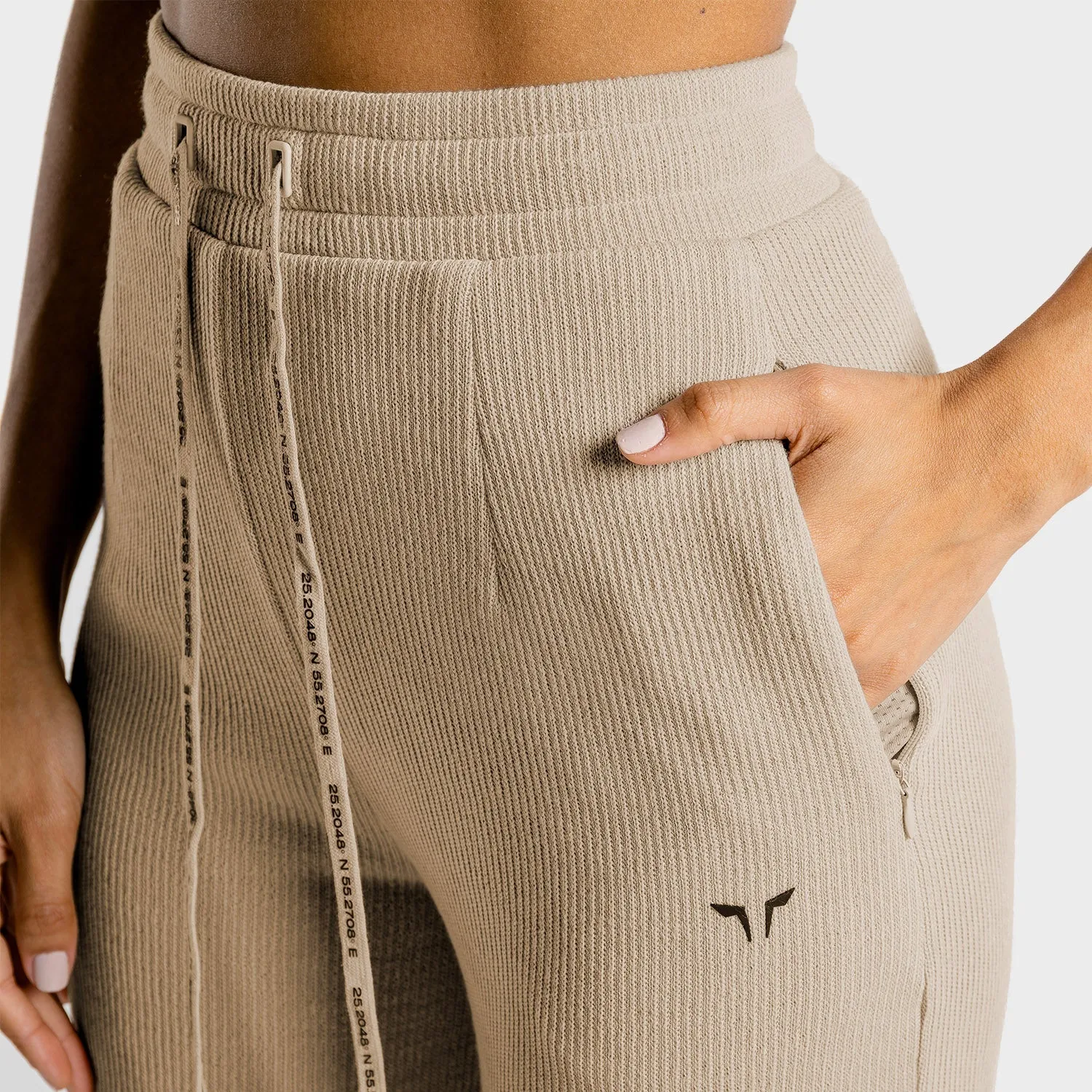 Luxe Wide Leg Pants - Stone