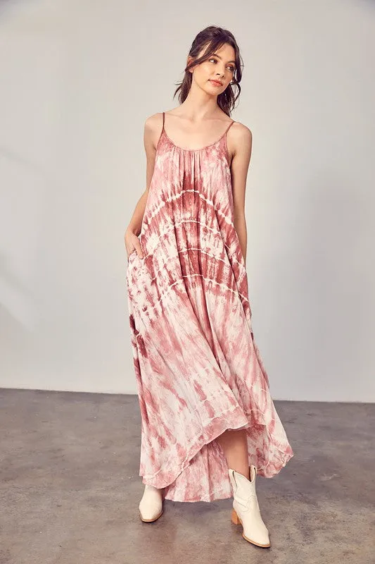Marley Tie-Dye Cami Maxi Dress