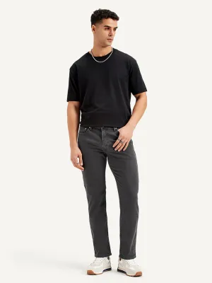 Men's Charcoal Grey Regular Fit Cargo Joggers