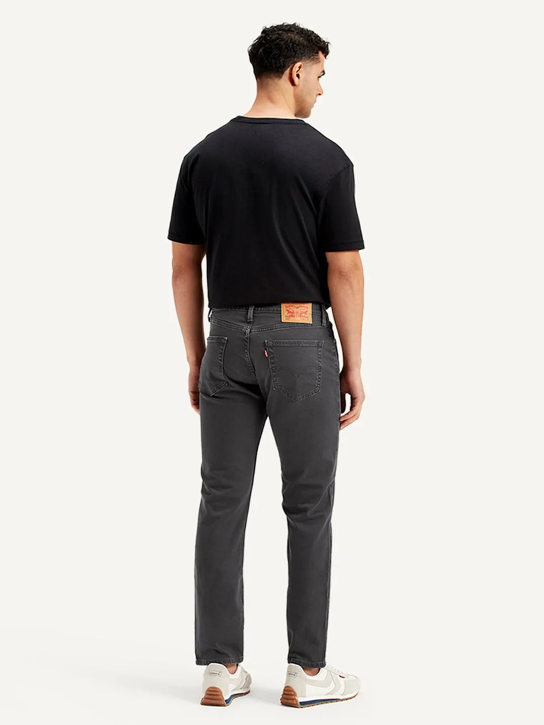 Men's Charcoal Grey Regular Fit Cargo Joggers