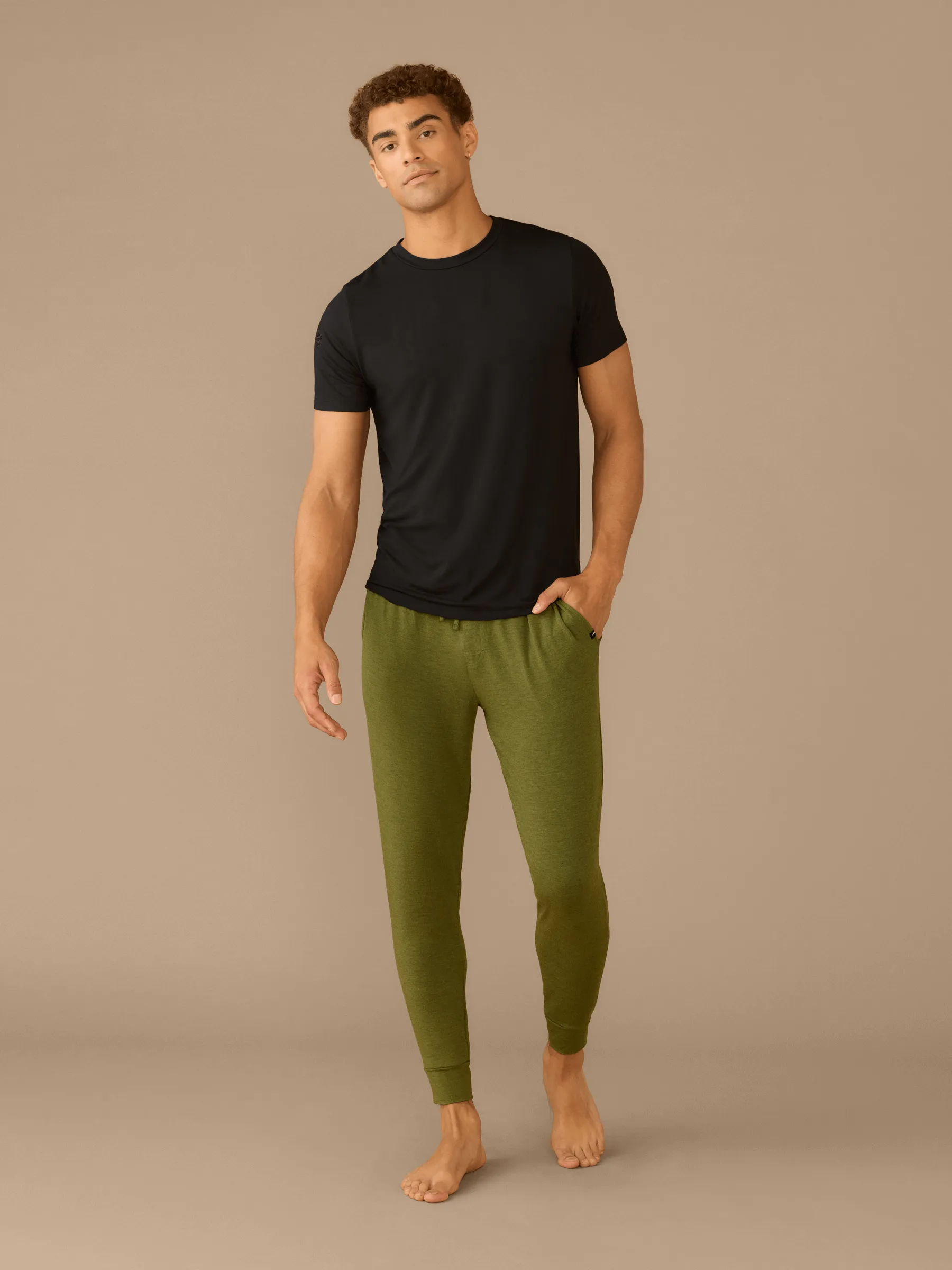 Men's Modal Jogger | Heather Olive