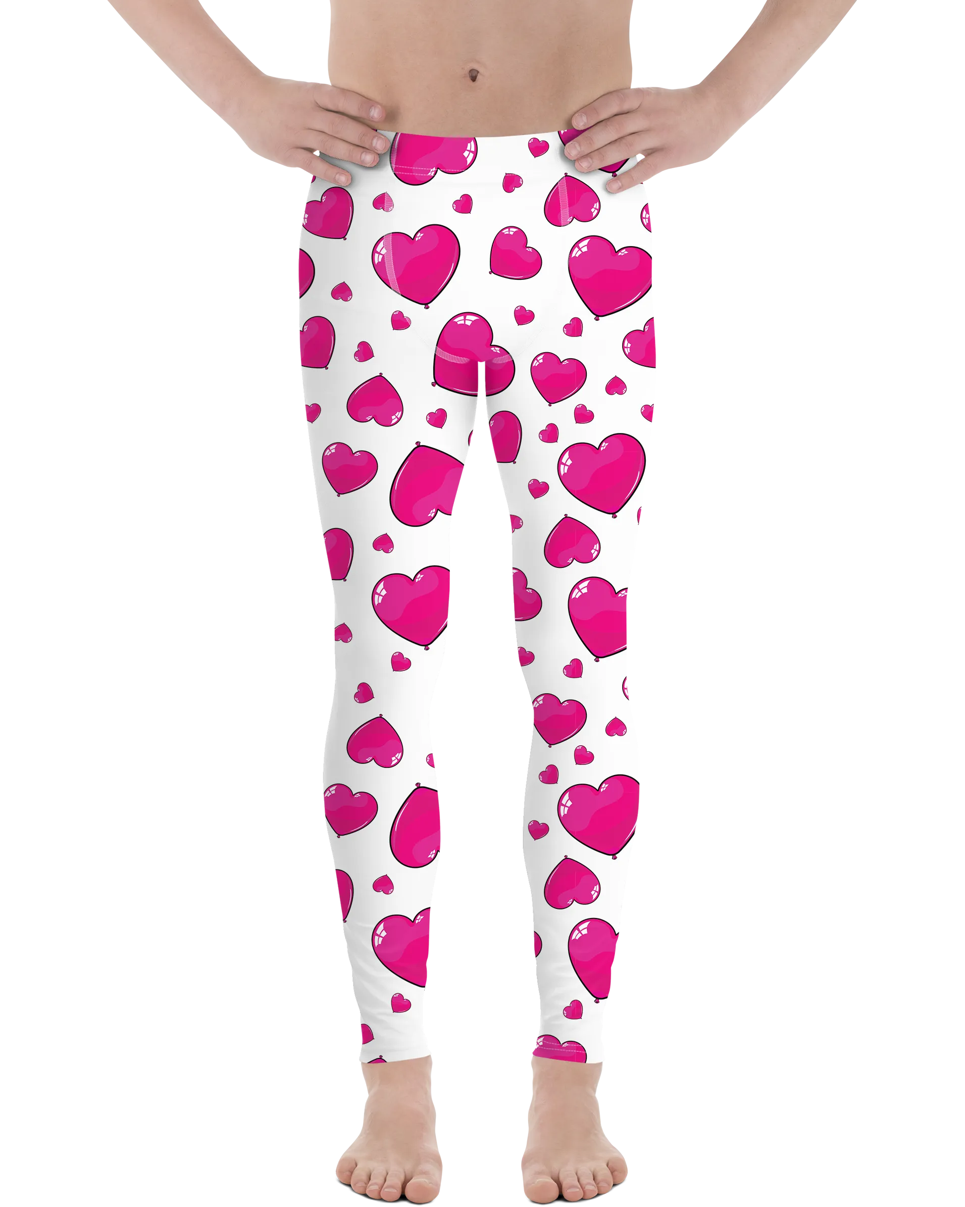 Pink Heart Shaped Balloons Meggings