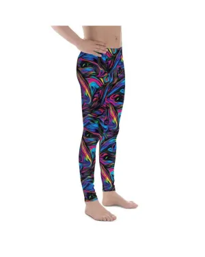Psychedelic Neon Paint Meggings
