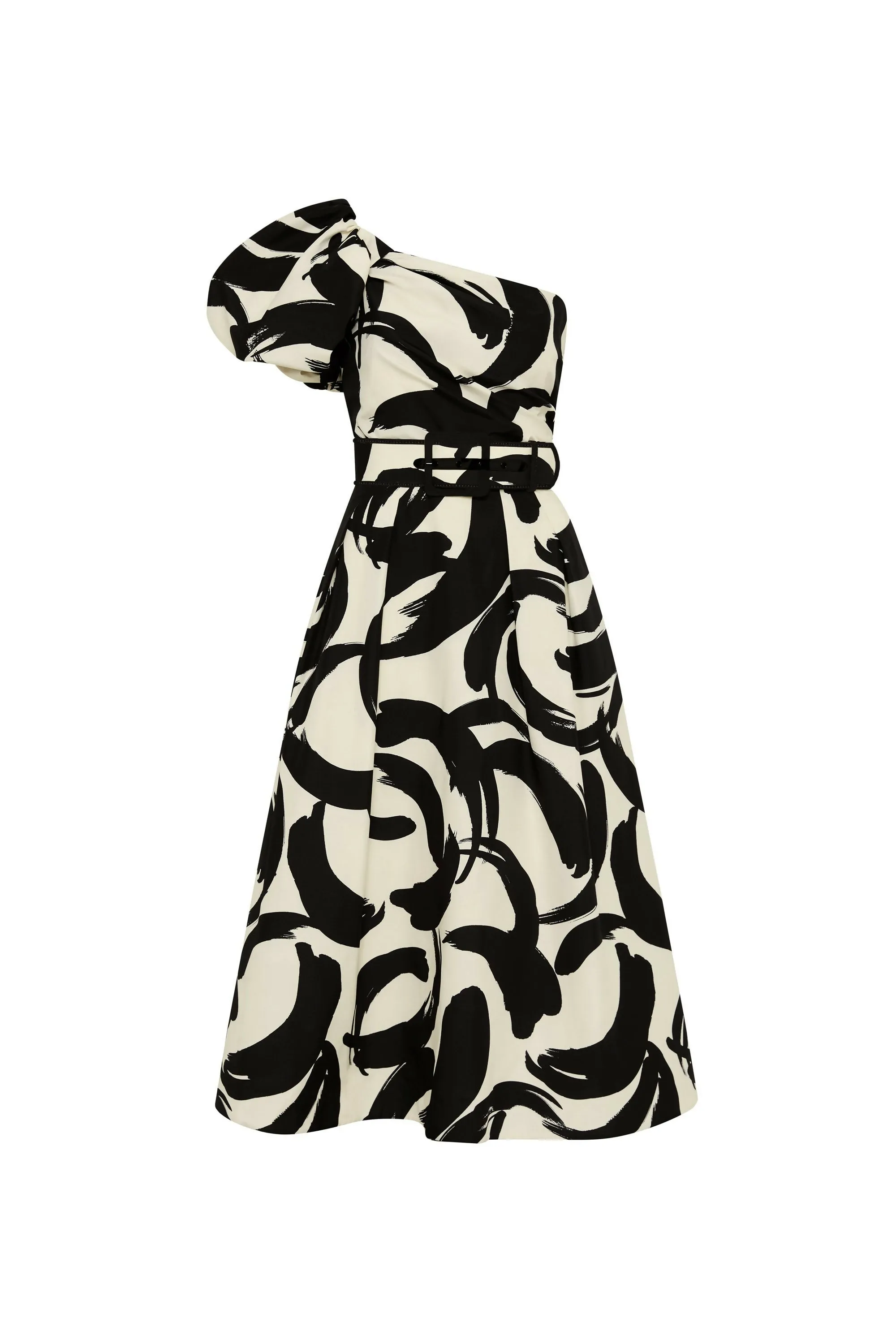 Rebecca Vallance Pompidou One Shoulder Midi Size 12