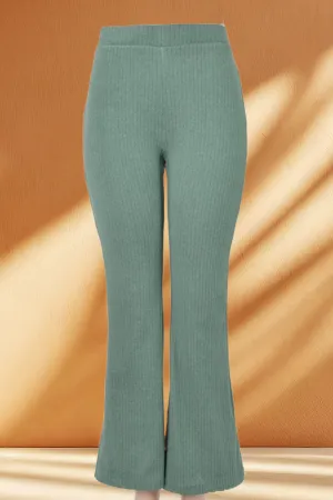 Ribbed Flare Pants