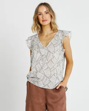 Selma Top - Palm