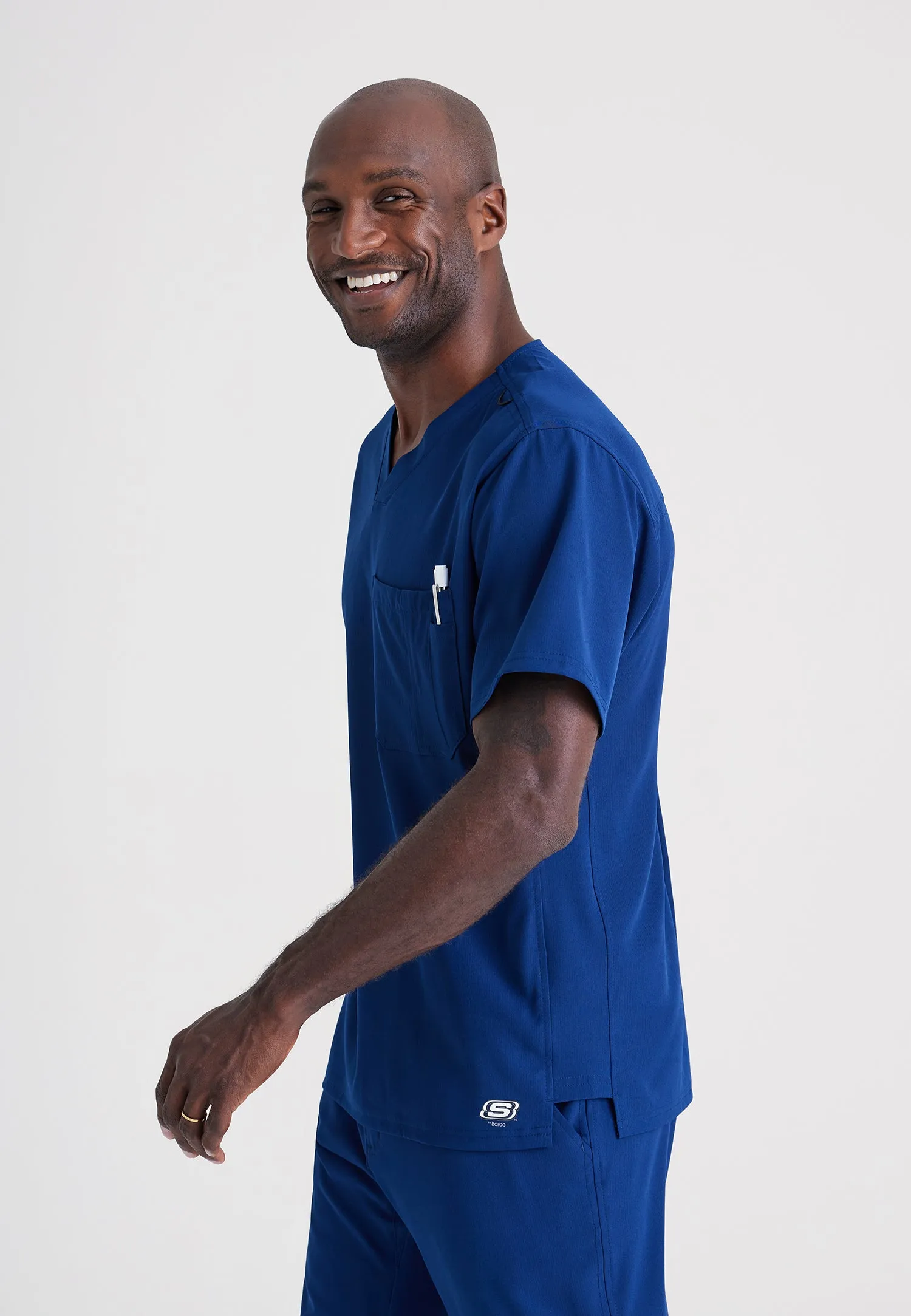 Skechers Mens Aspire front-Pocket Scrub Set