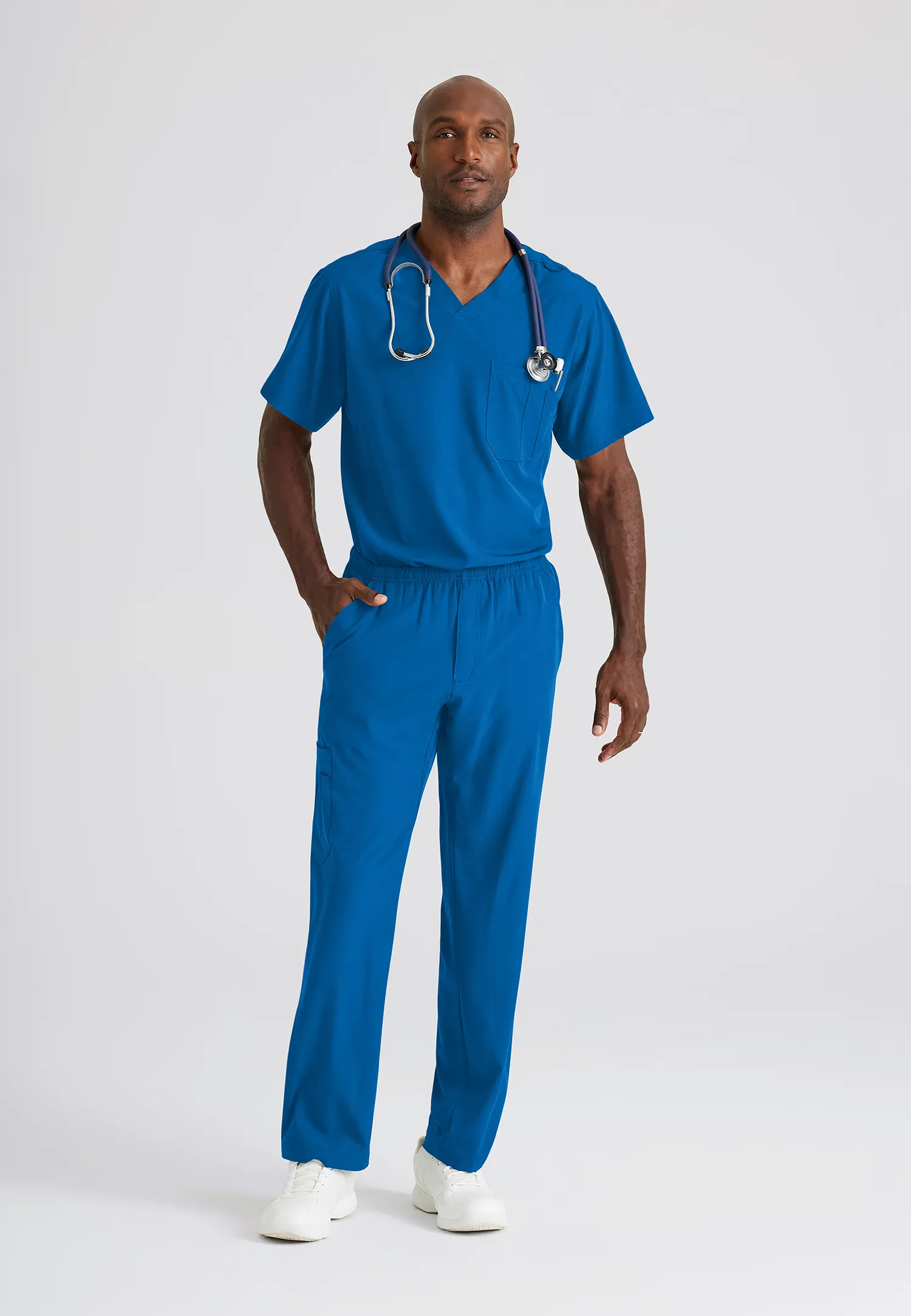 Skechers Mens Aspire front-Pocket Scrub Set