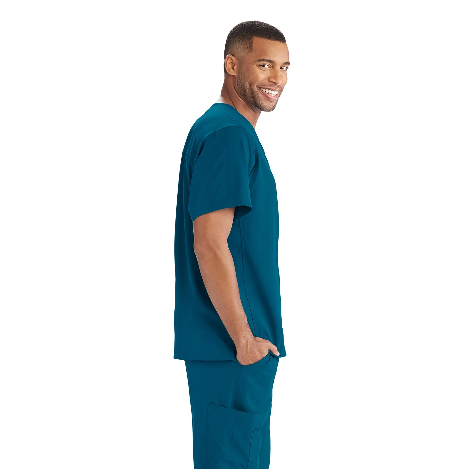 Skechers Mens Aspire front-Pocket Scrub Set