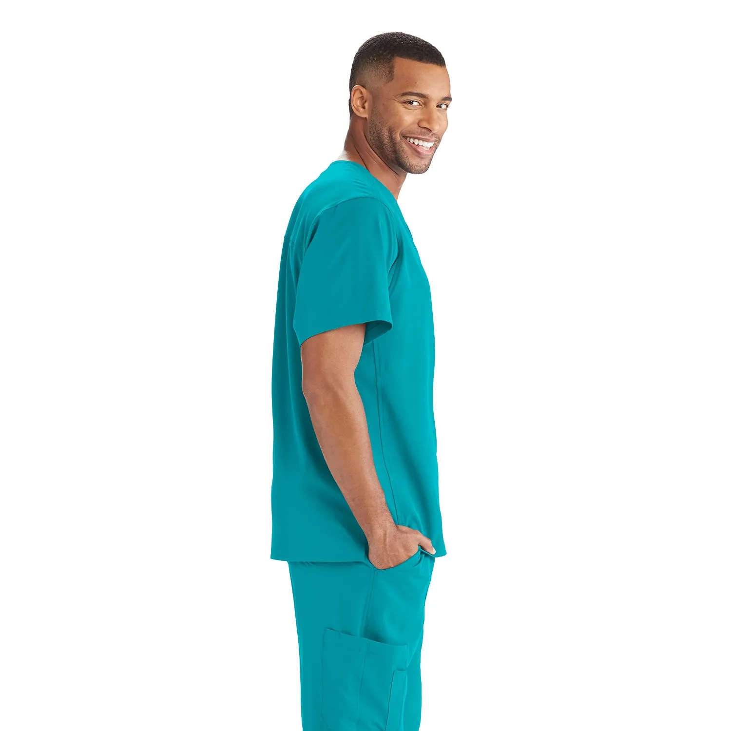 Skechers Mens Aspire front-Pocket Scrub Set