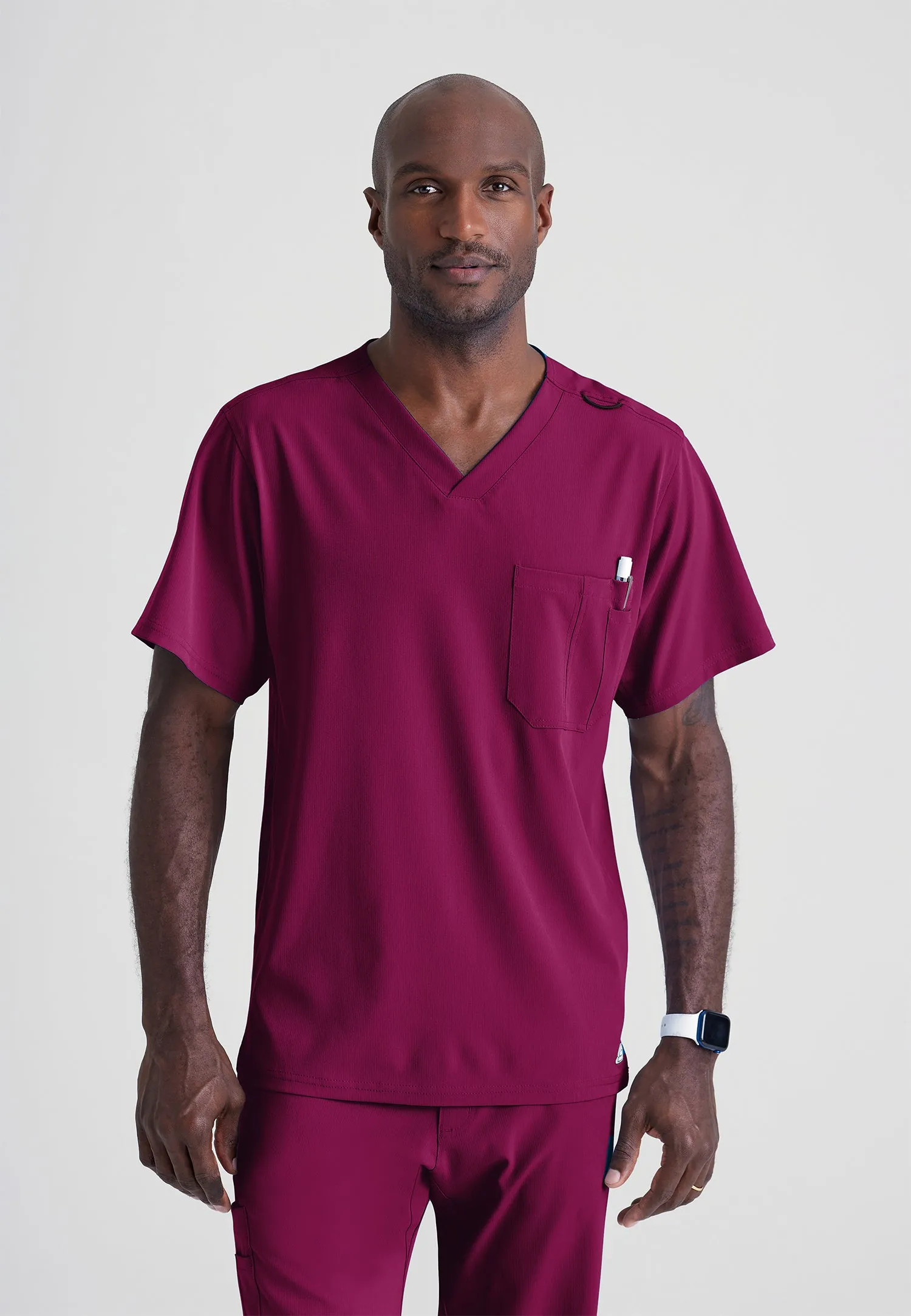 Skechers Mens Aspire front-Pocket Scrub Set