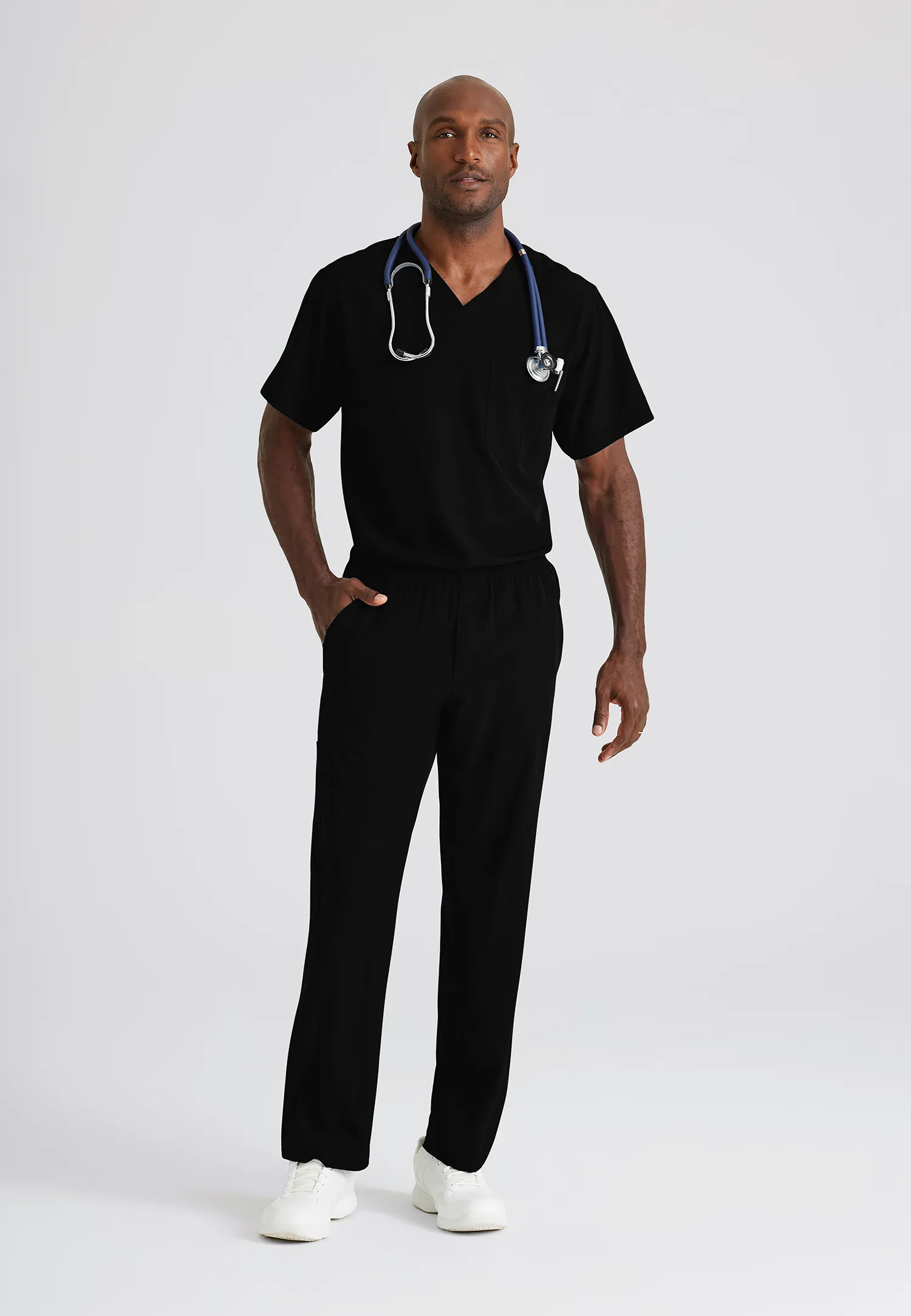 Skechers Mens Aspire front-Pocket Scrub Set