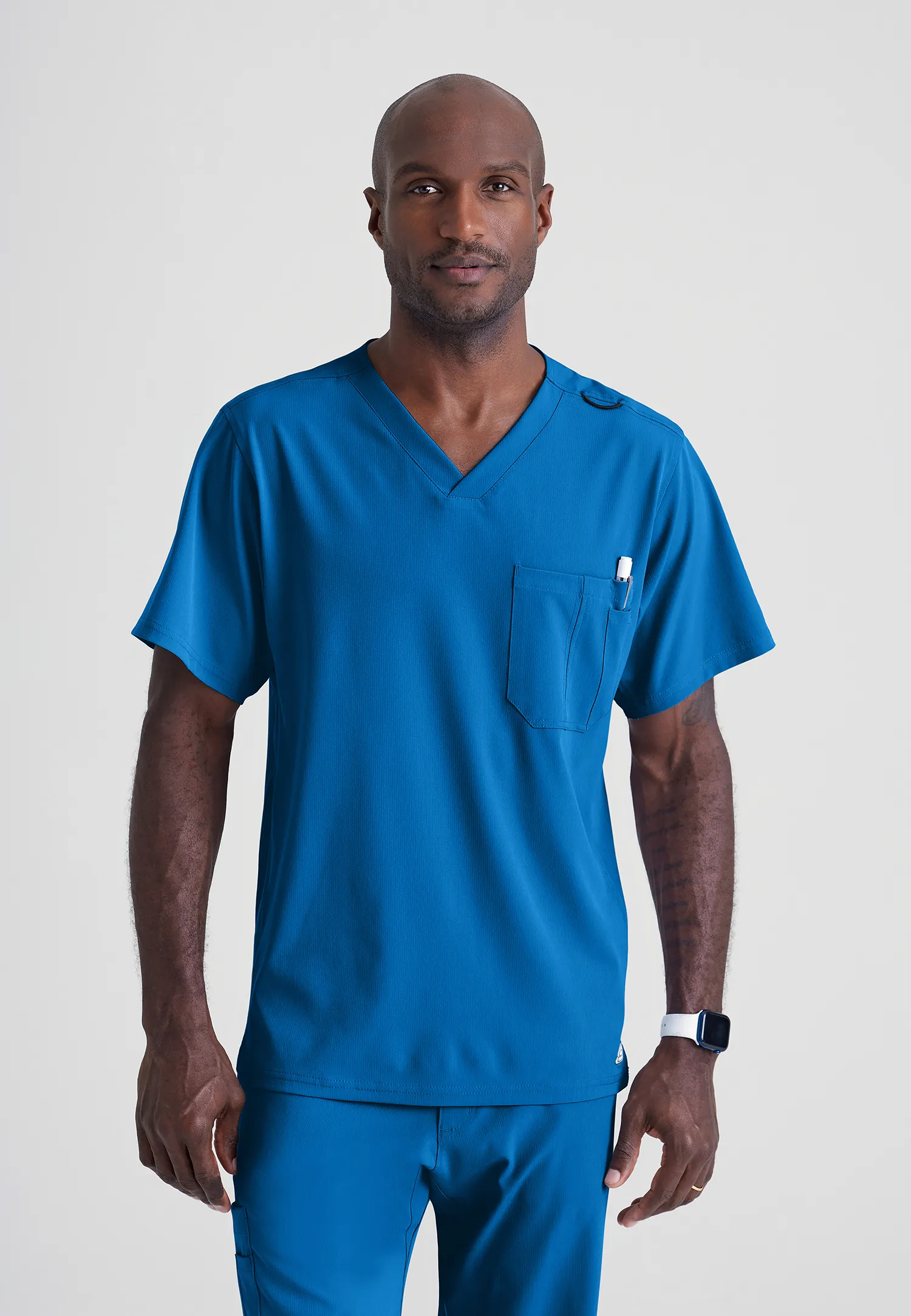 Skechers Mens Aspire front-Pocket Scrub Set