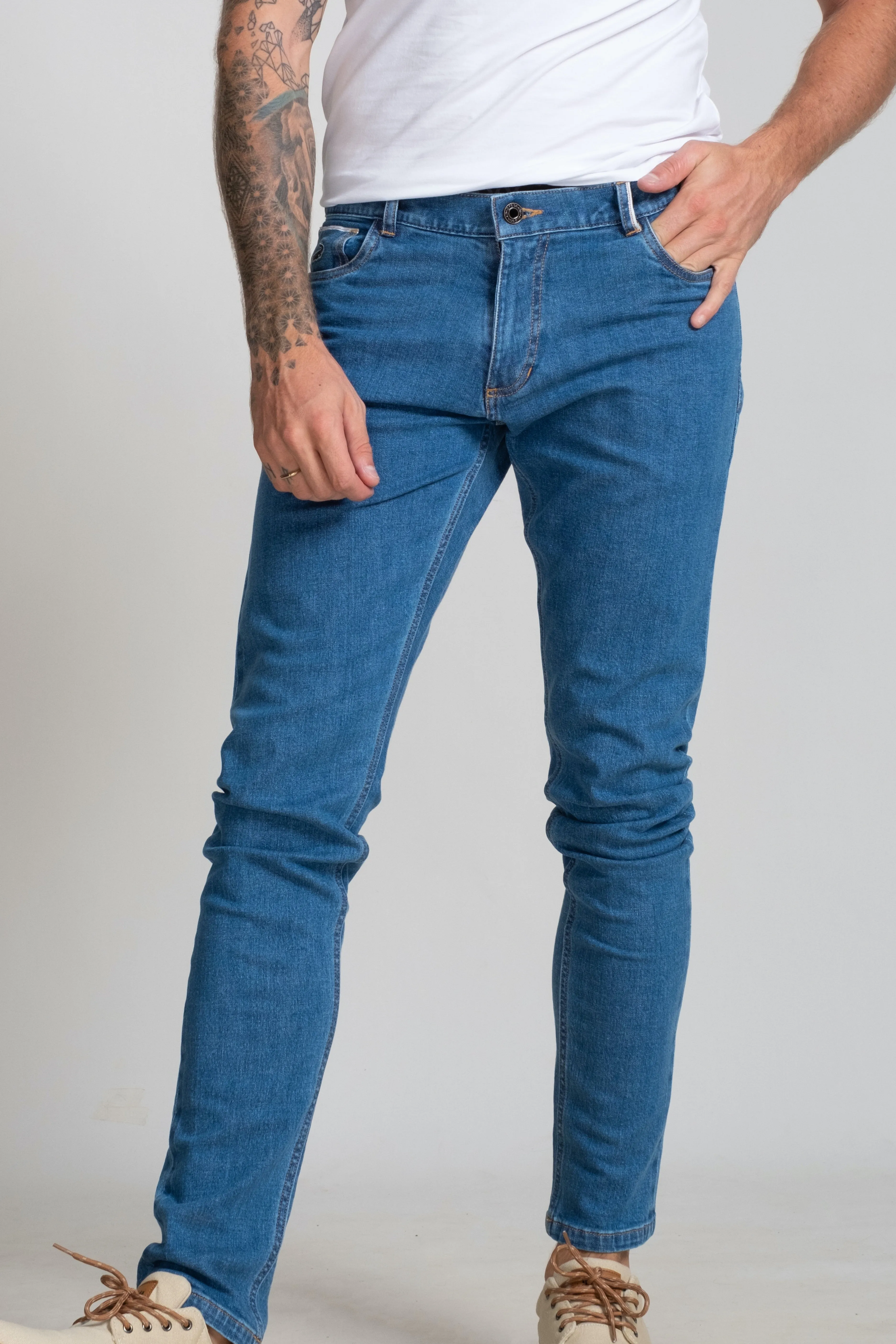 Slim Fit -Casual Denim - Royal