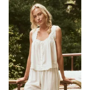 The Great Sleep The Eyelet Tank Bouse Top