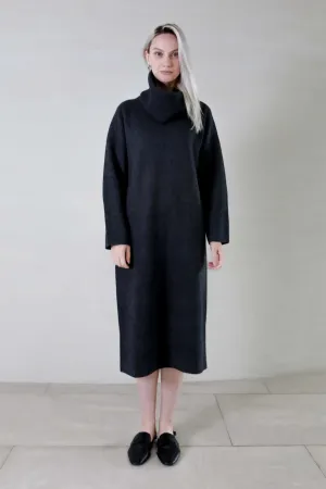 Turtleneck Merino Wool Sweater Dress
