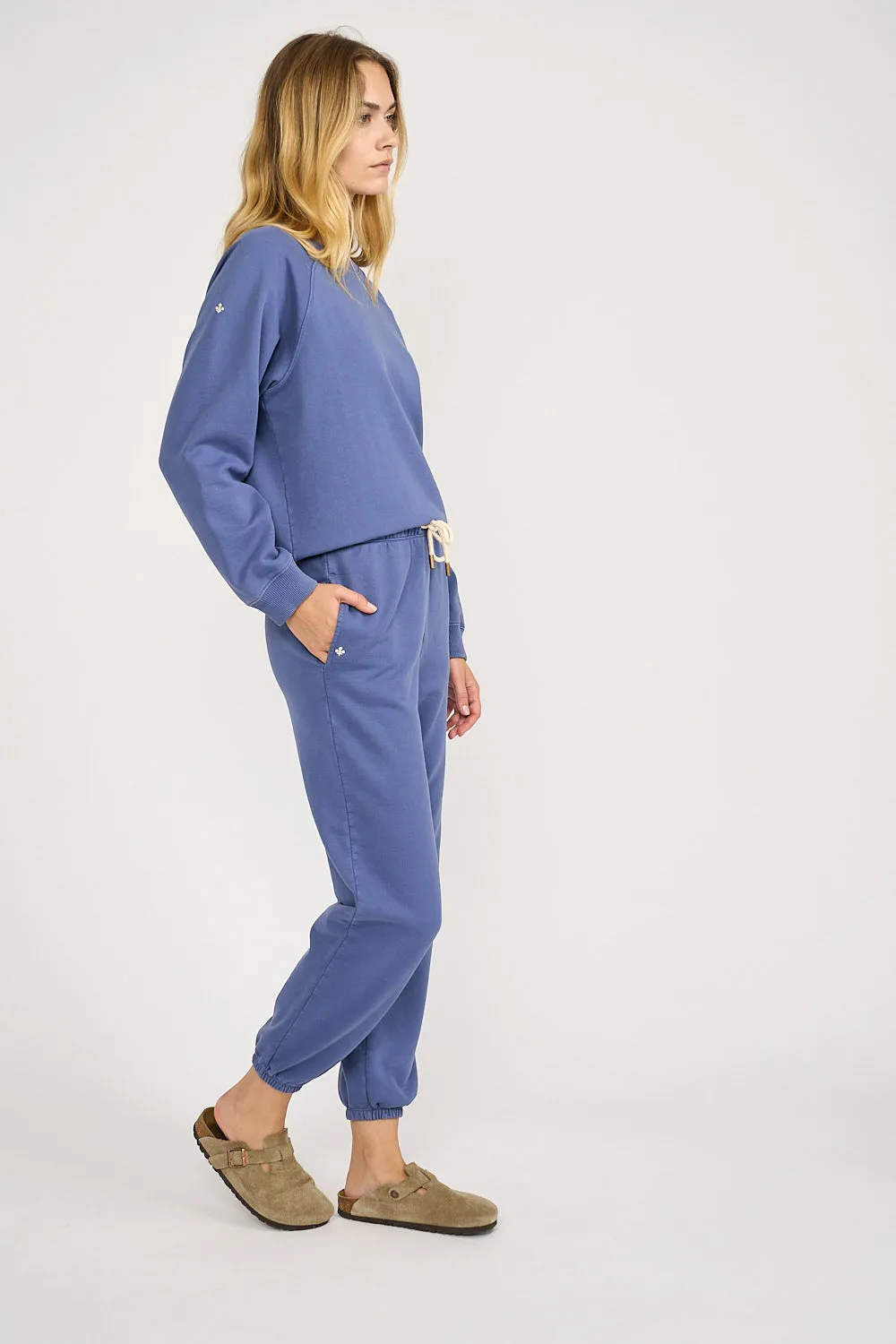 Vintage Fleece Jogger - Blue Indigo