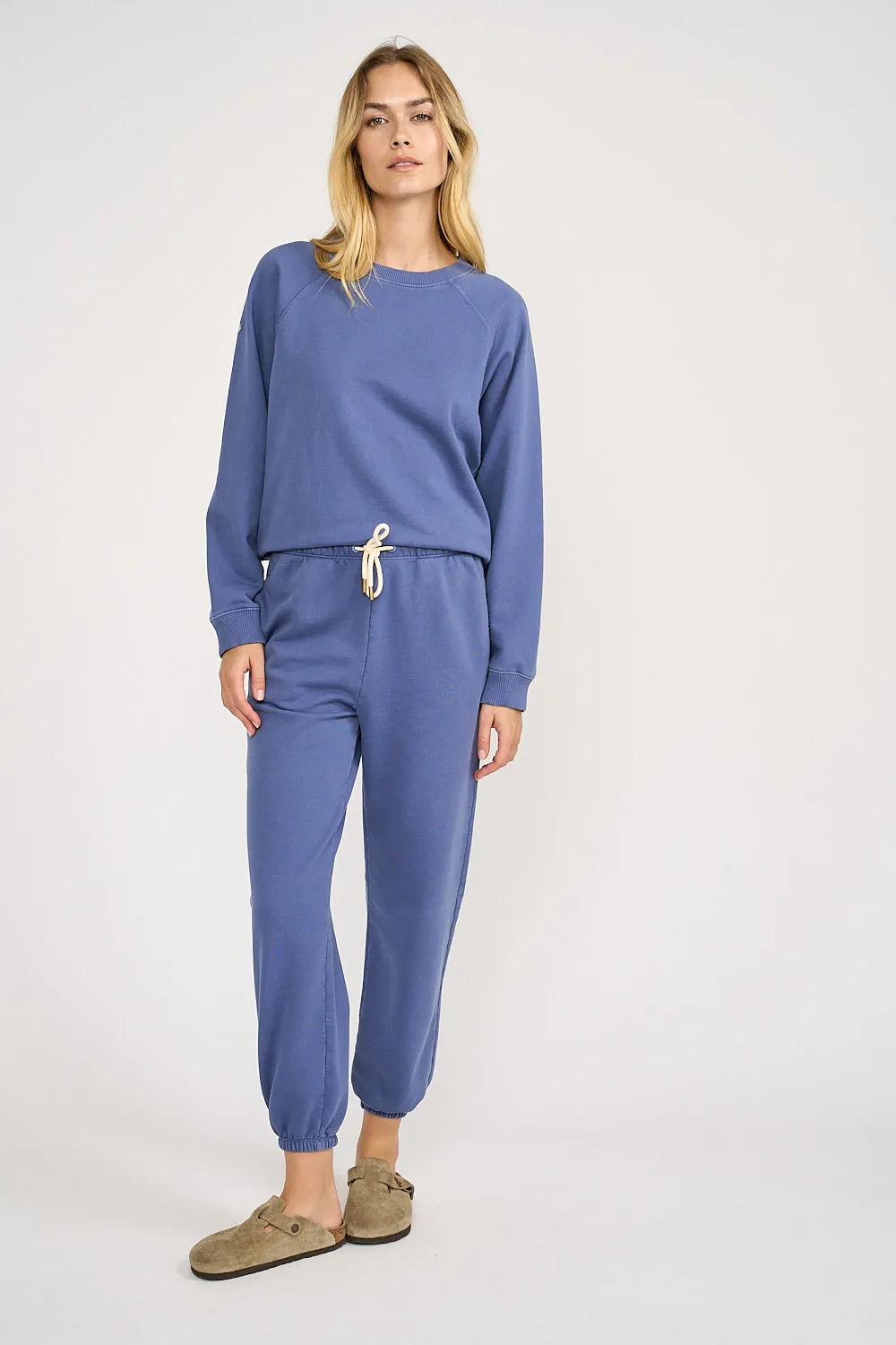 Vintage Fleece Jogger - Blue Indigo