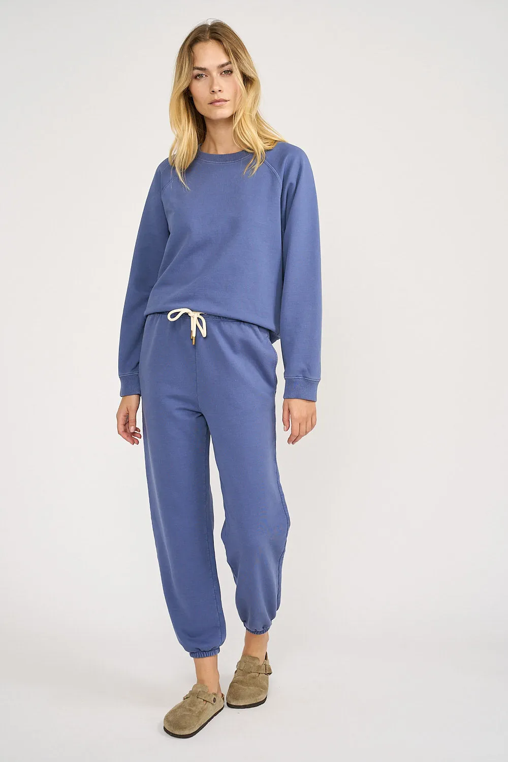 Vintage Fleece Jogger - Blue Indigo